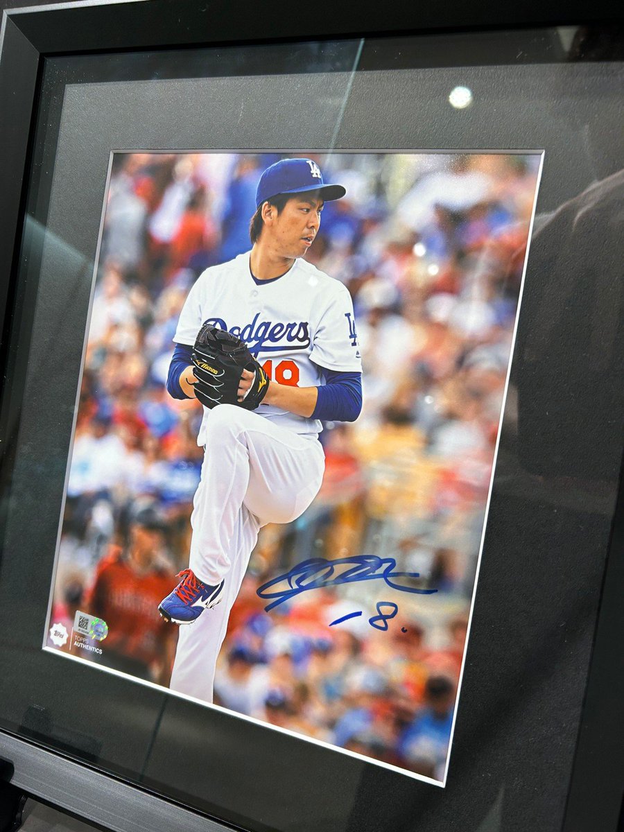 前田健太 選手の直筆サイン入りフォトを入荷しました！ プロ野球復帰が