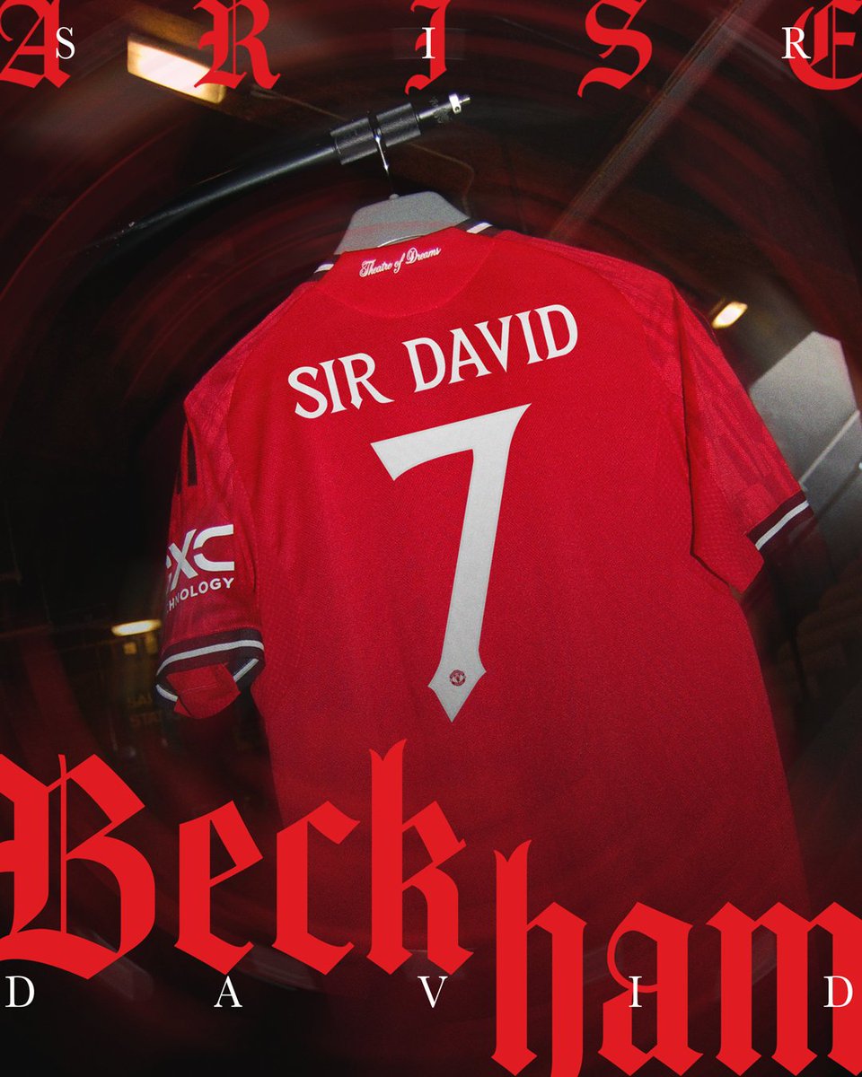 サー・デイヴィッド・ベッカム 🤩 おめでとうございます、ベックス