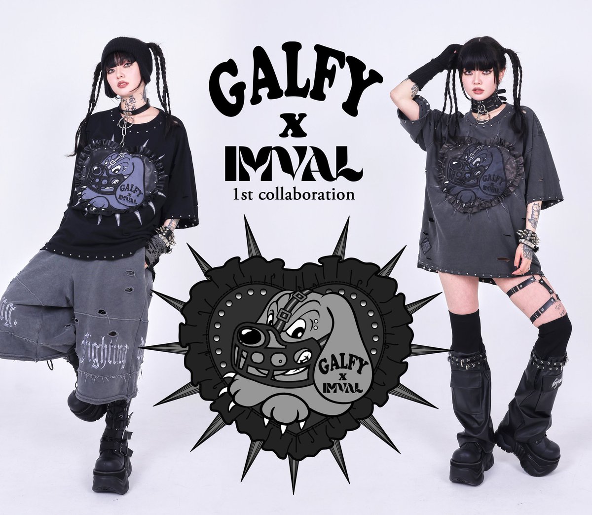 🐶🖤COMING SOON🖤🐶 『IMVAL×GALFY』の特別なコラボTシャツ