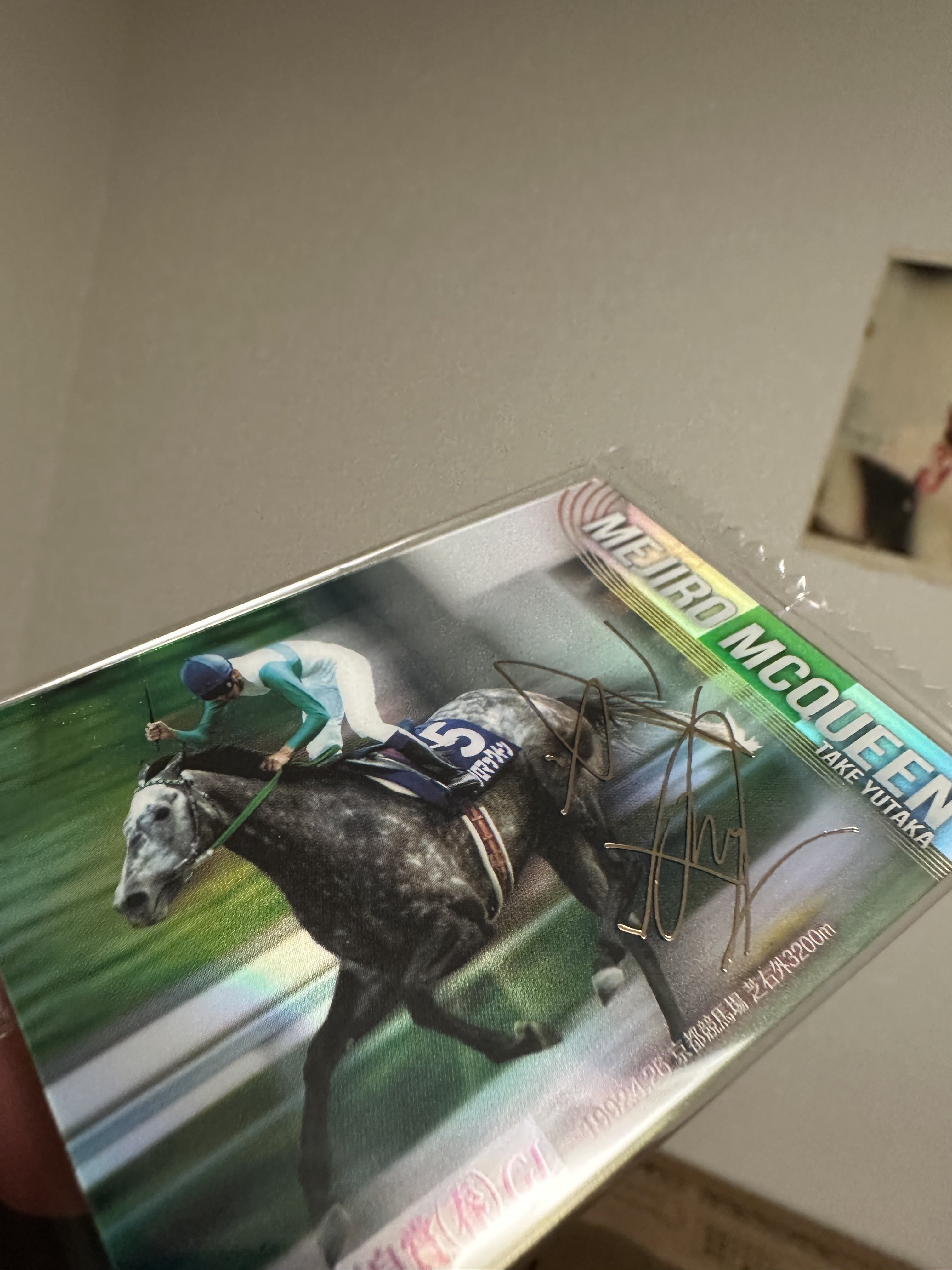 希少 非売品 JRA 夢の第11レース メジロマックイーン ゴールド馬券