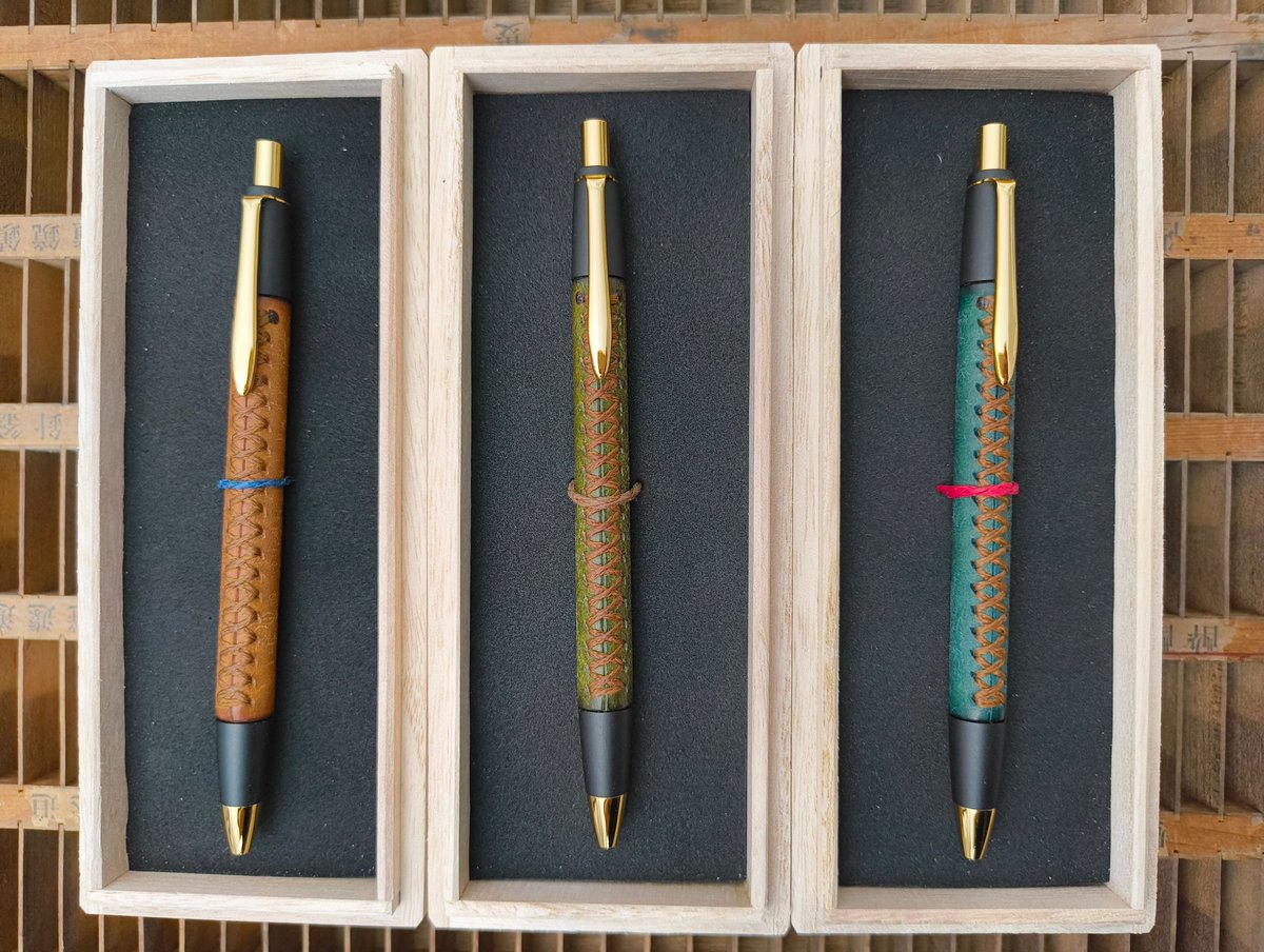 Schicksal/シックザールさんの革軸ペン シャーペンが入荷しました