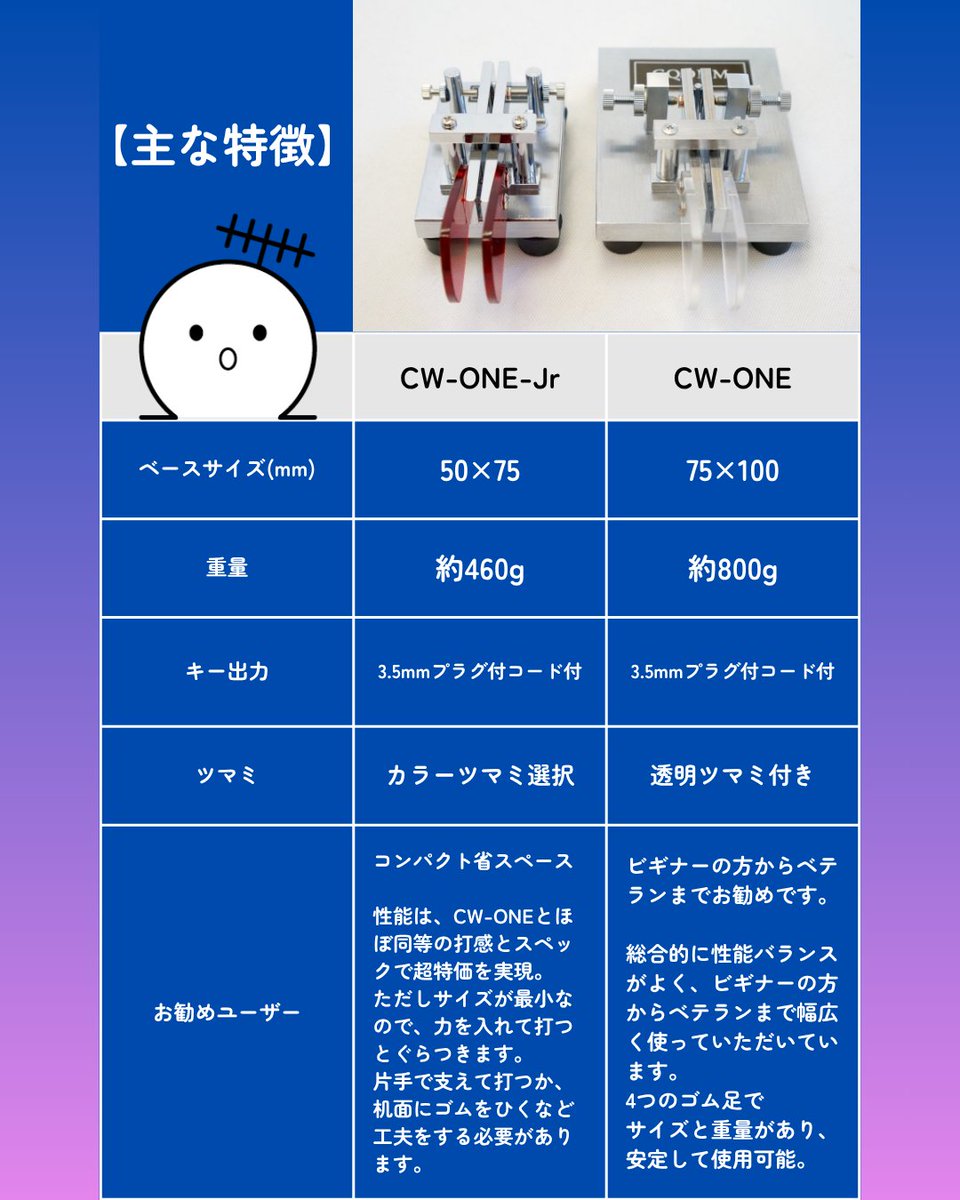 初心者におすすめ #電鍵 #モールス 本日は、よくあるご質問にお答えし