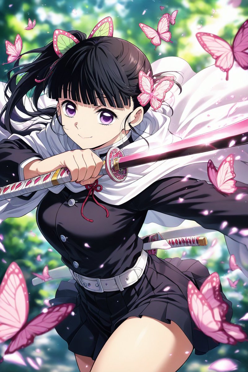 鬼滅の刃】 栗花落カナヲ #AIart #AIイラスト #鬼滅の刃 #栗花落カナヲ