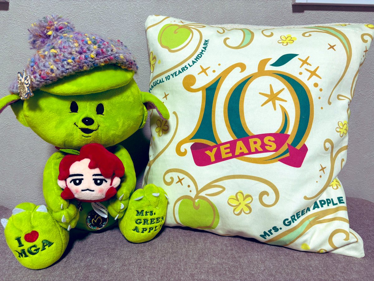 MrsGreenApple クッション Mrs. GREEN APPLE×LAWSON オリジナル