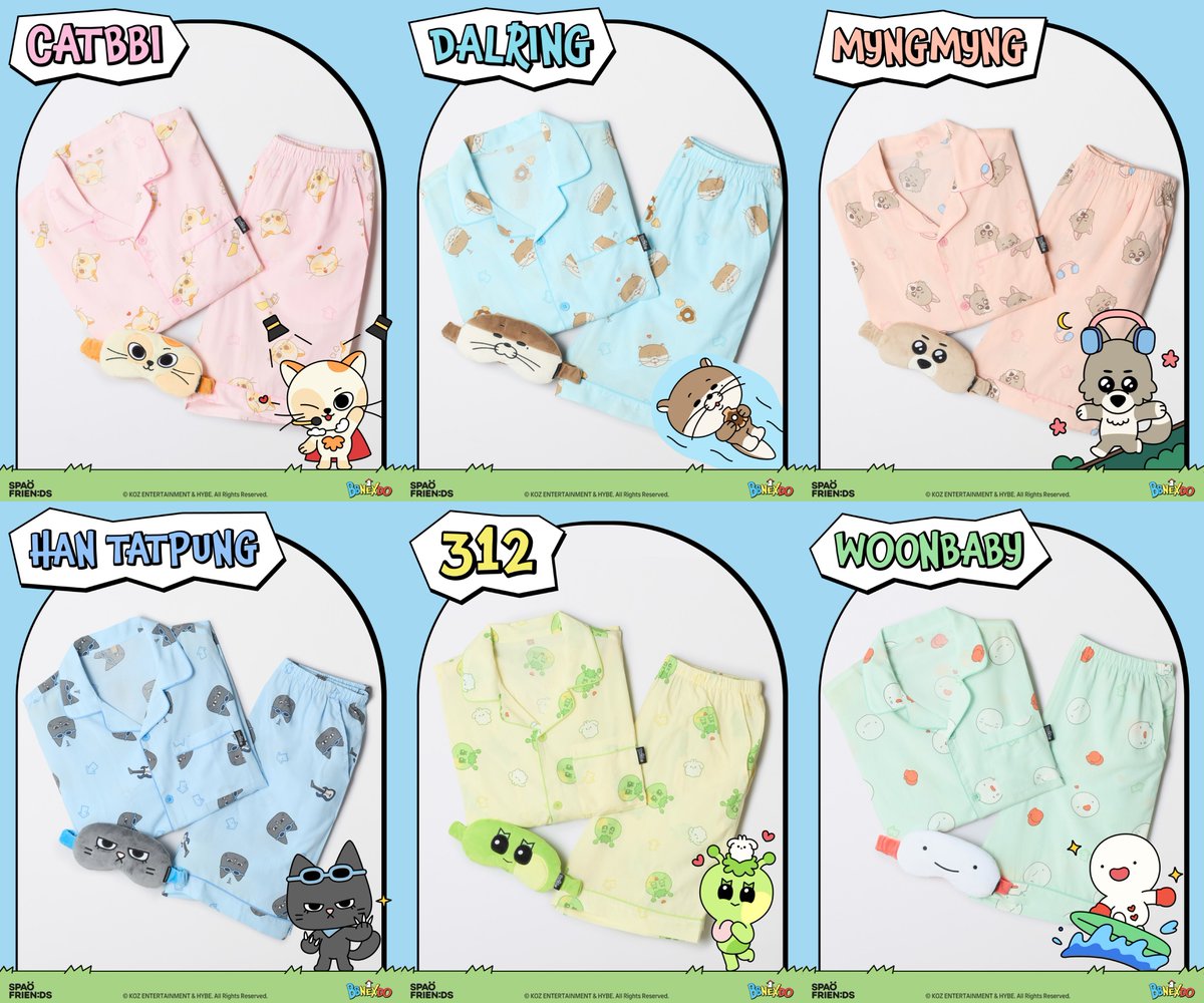 SPAO with BBNEXDO Collection🏠 スパオとプネクドのコラボ Qoo10にて