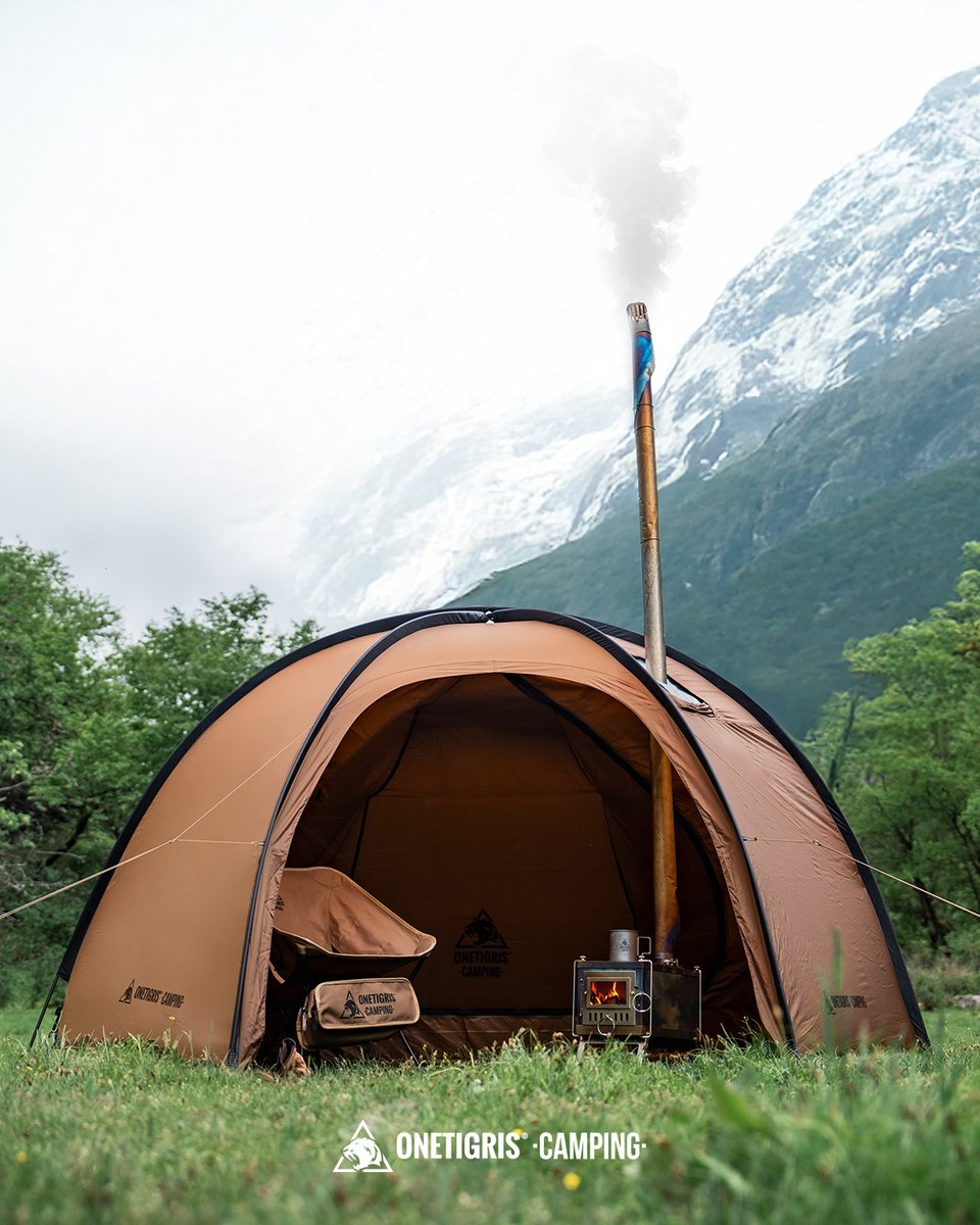 新作登場】COCO NEST 自立式ホットテント🏕️ 正六角形の安定した構造