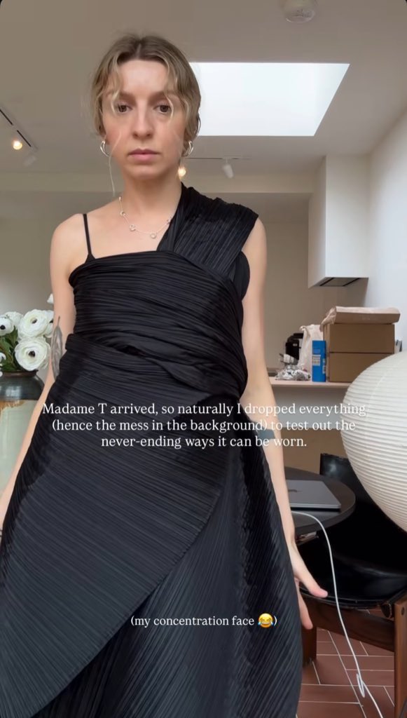 pleats pleaseのmadame Tってこんなに自由自在にアレンジが効くのね