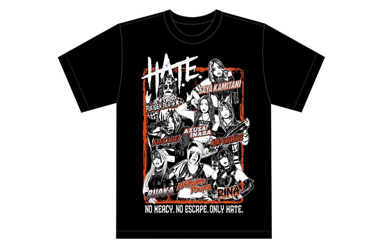 🔥受注販売🔥】 大人気「H.A.T.E. イラストTシャツVer2」 「H.A.T.E.壱