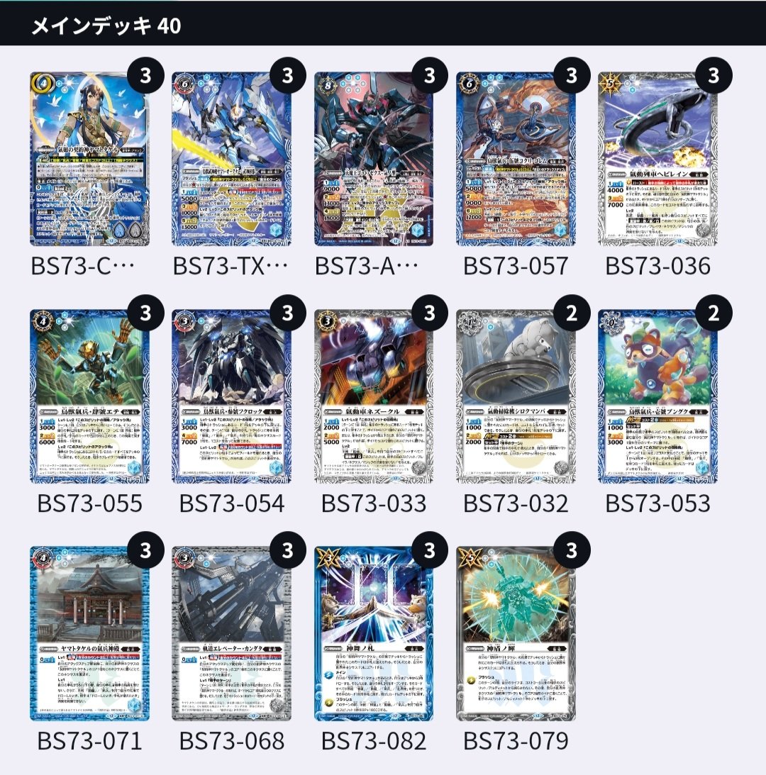 バトスピ ヤマトタケルデッキ 二重スリーブ 差し替えパーツ付き