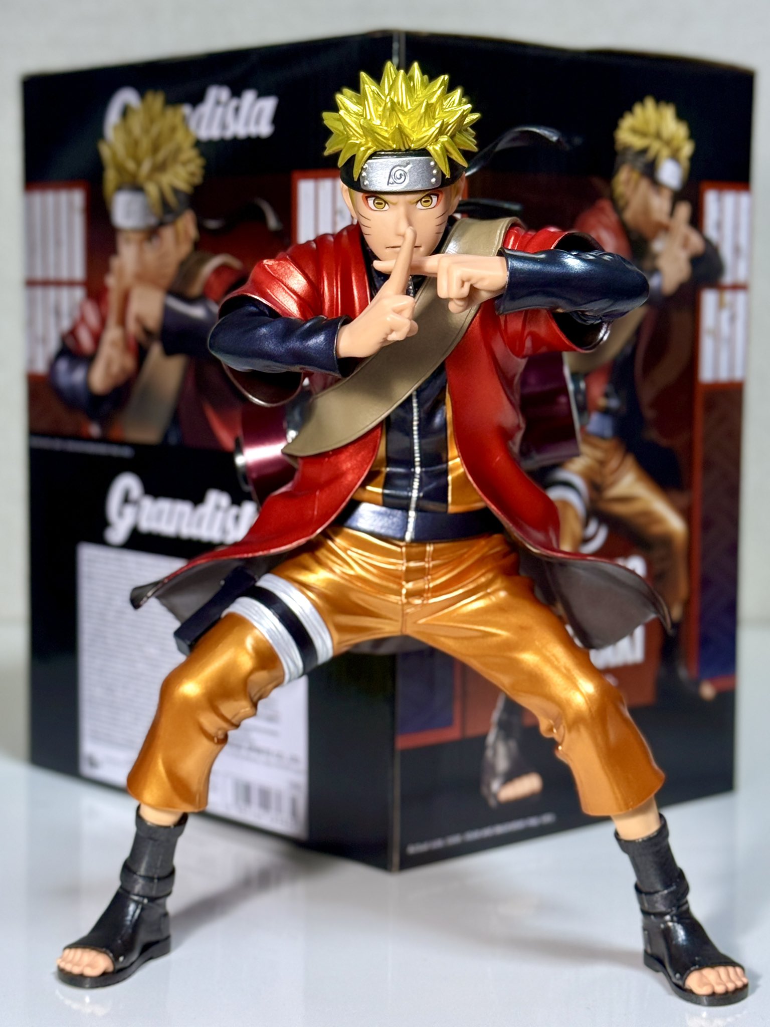 海外限定 grandista うずまきナルト 仙人モード 会場限定 メタリック版