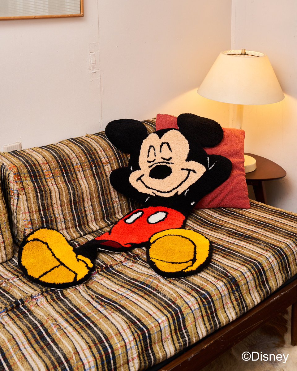 MIYOSHI RUGによるミッキーのラグマットコレクション。抽選受付を開始