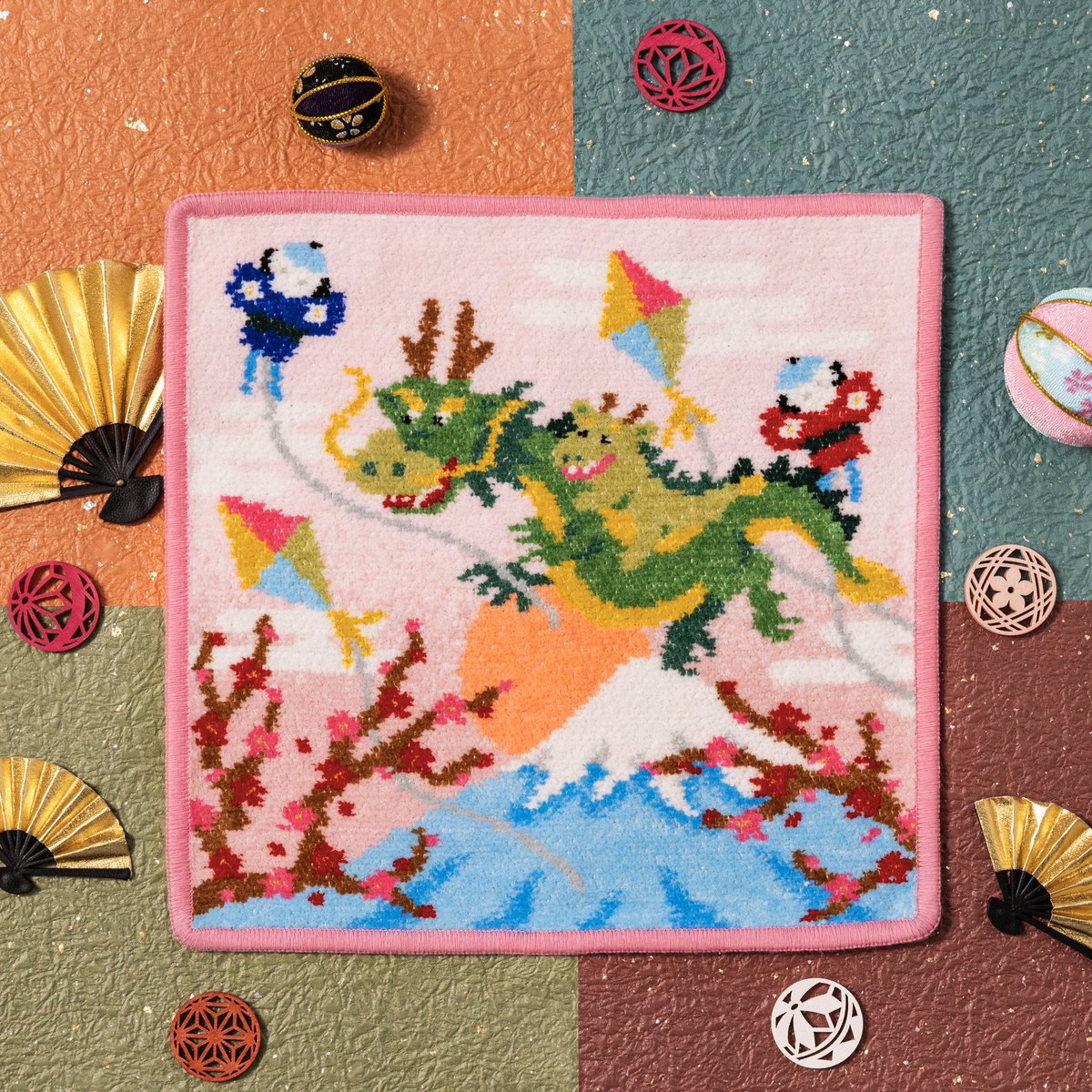 フェイラー 干支ハンカチ タツ2024 ＼ 🎉12/15(金)発売 フェイラーに