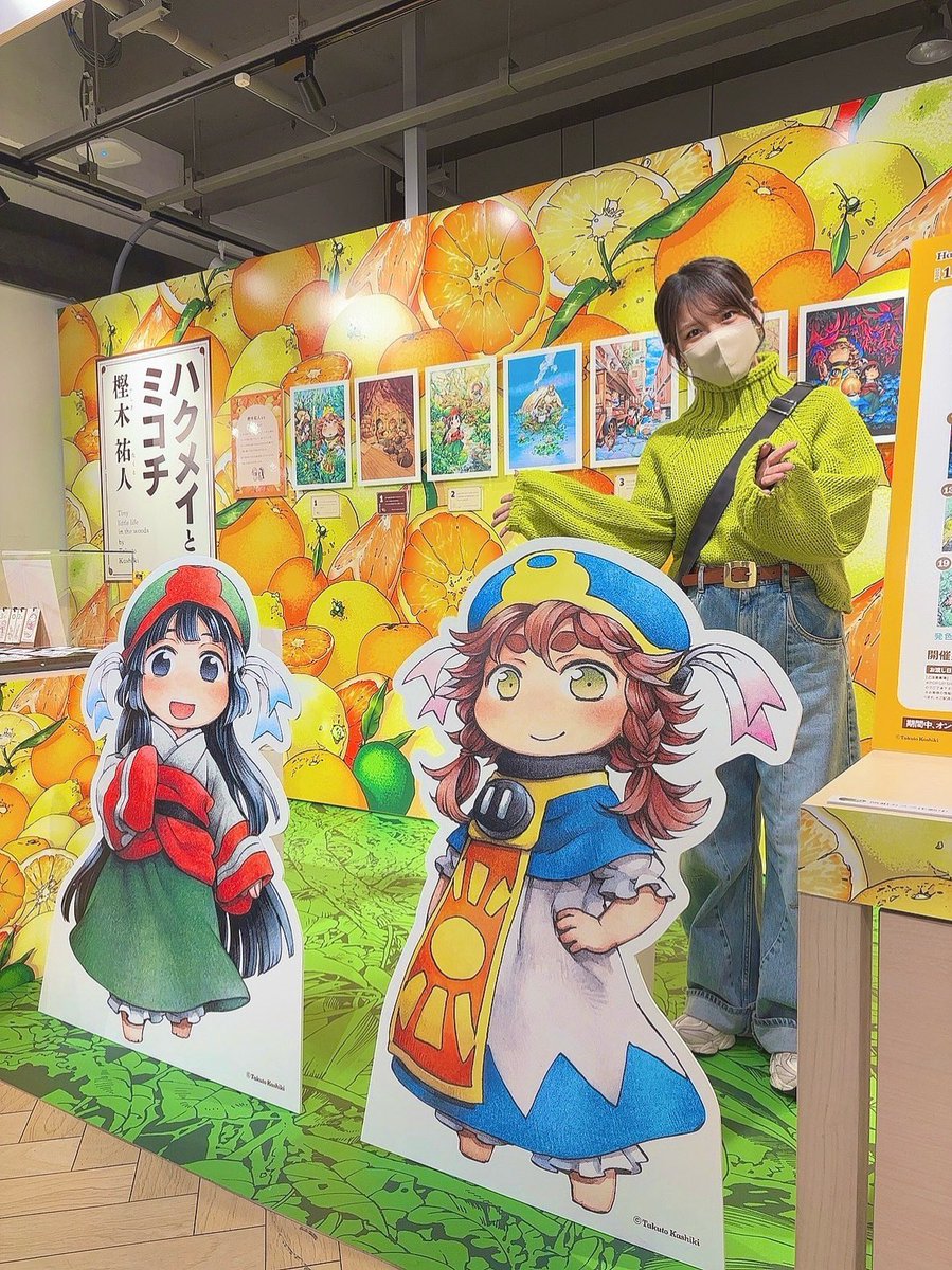 ハクメイとミコチ POP UPにお邪魔しました！ 複製原画とかもう描き込み