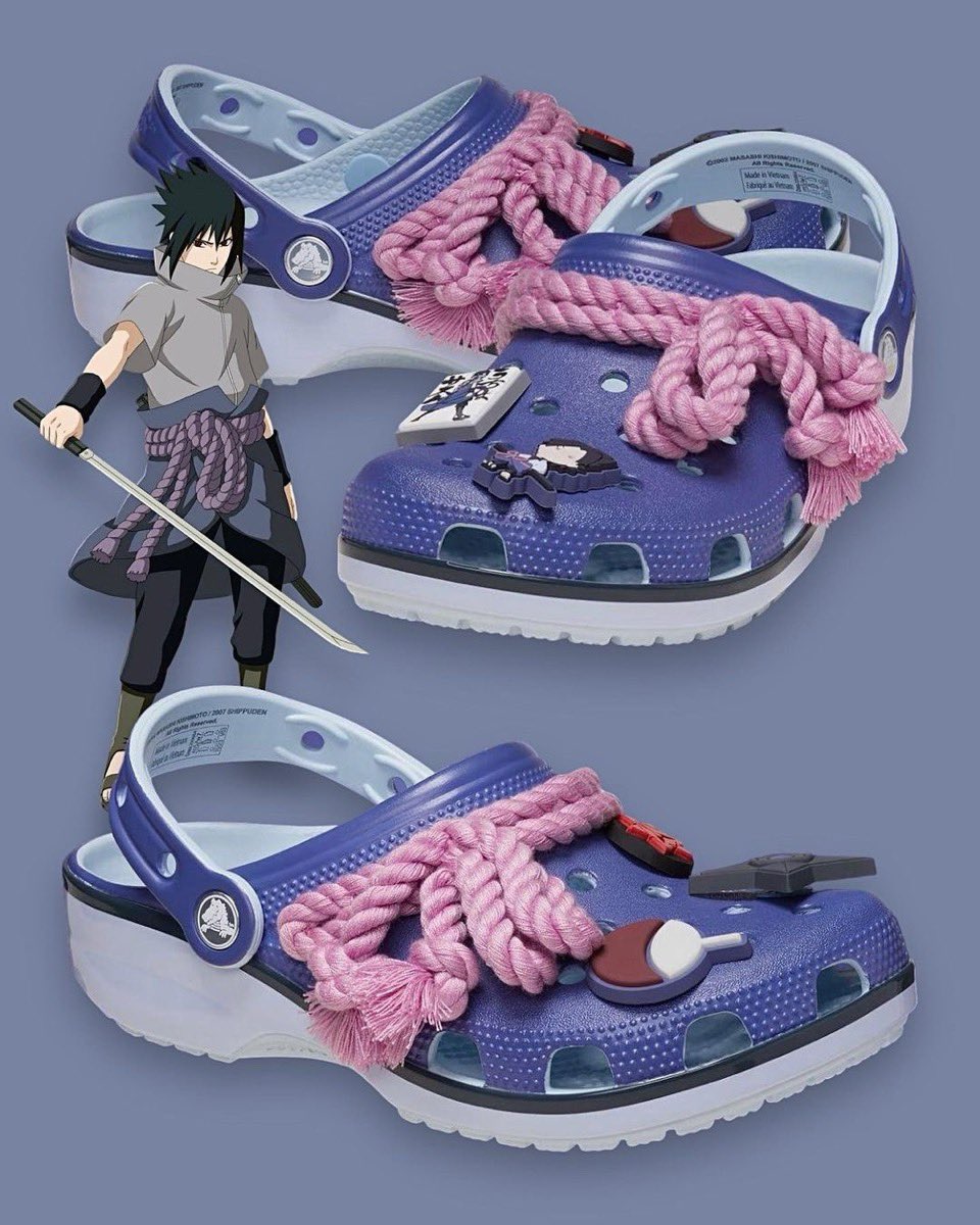 NARUTO -ナルト- 疾風伝 × Crocs コラボサンダルが海外近日発売予定