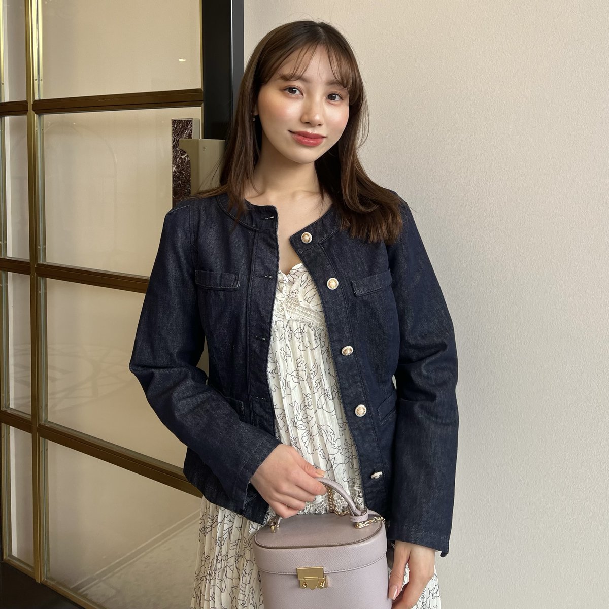 🏷New Classic Belted Denim Jacket - indigo - 春にマストなデニム