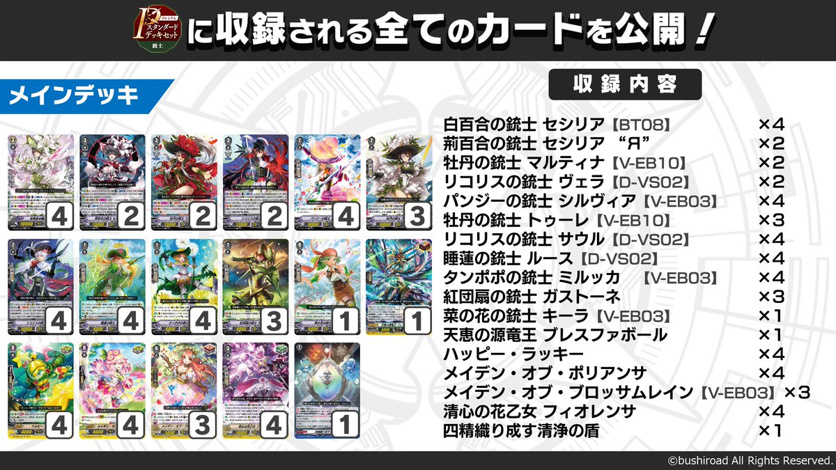 週ヴァン】 💎Pスタンダードデッキセット 銃士💎 収録される《ネオ