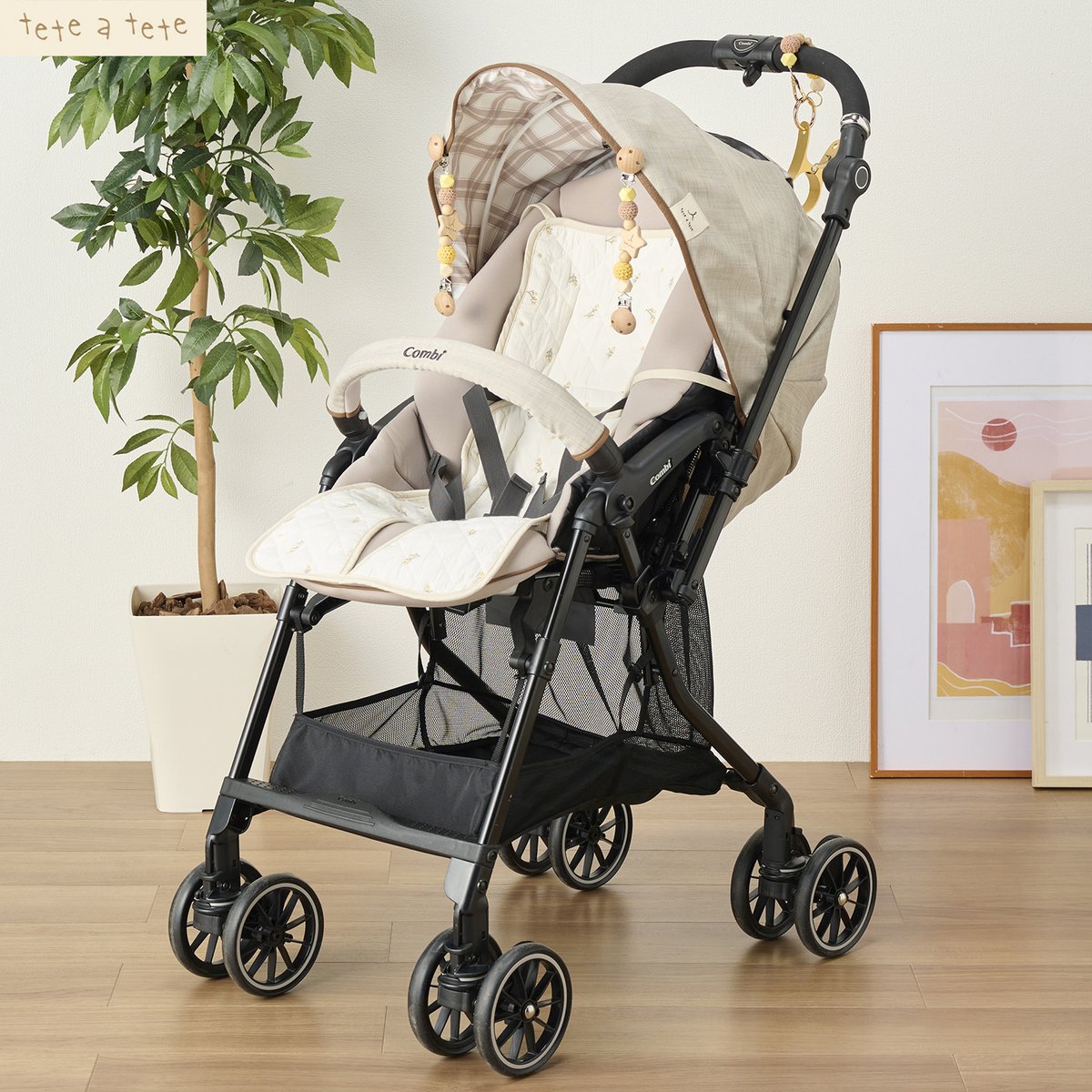 大人気 #Combi「スゴカル」コラボベビーカー／ 🌼tete a tete【限定