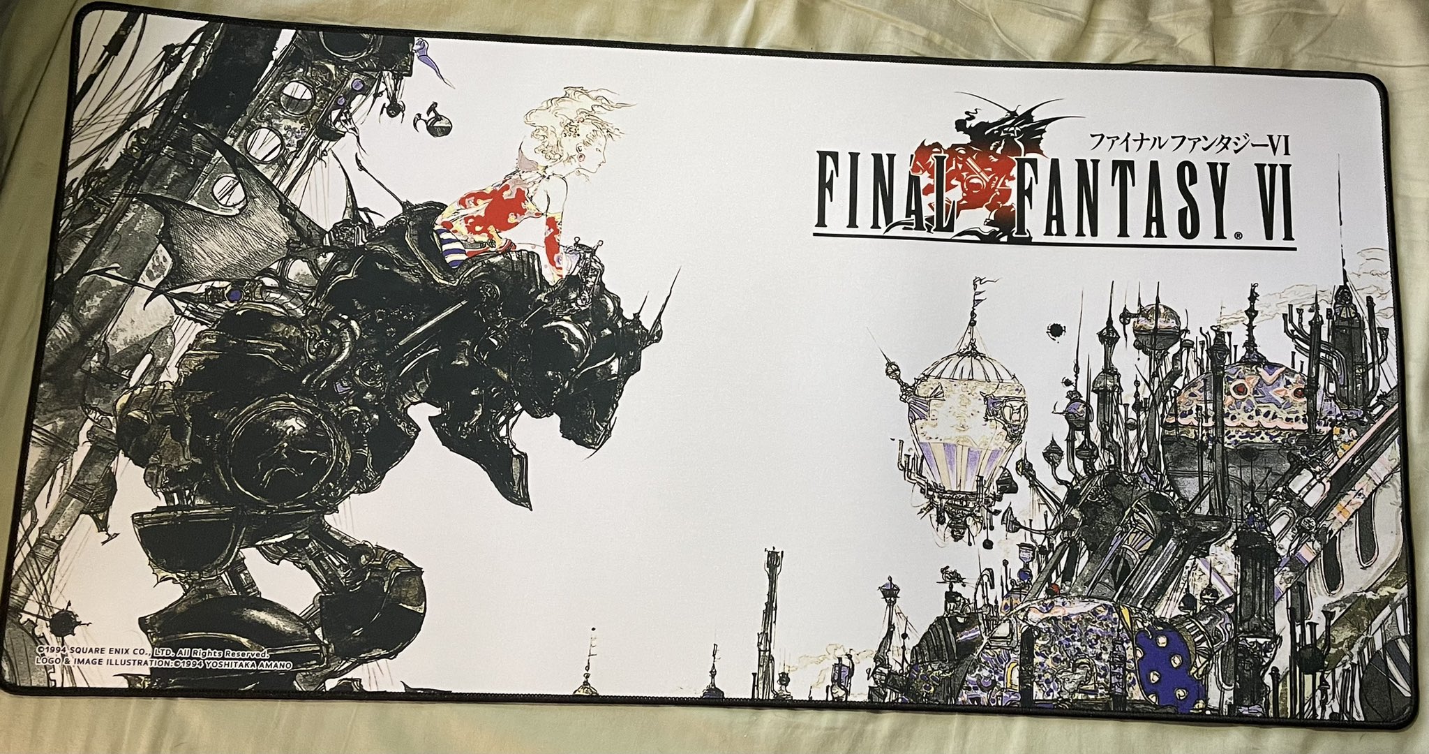 ファイナルファンタジー6 FF6 ティナ プレイマット 街 天野喜孝 海外