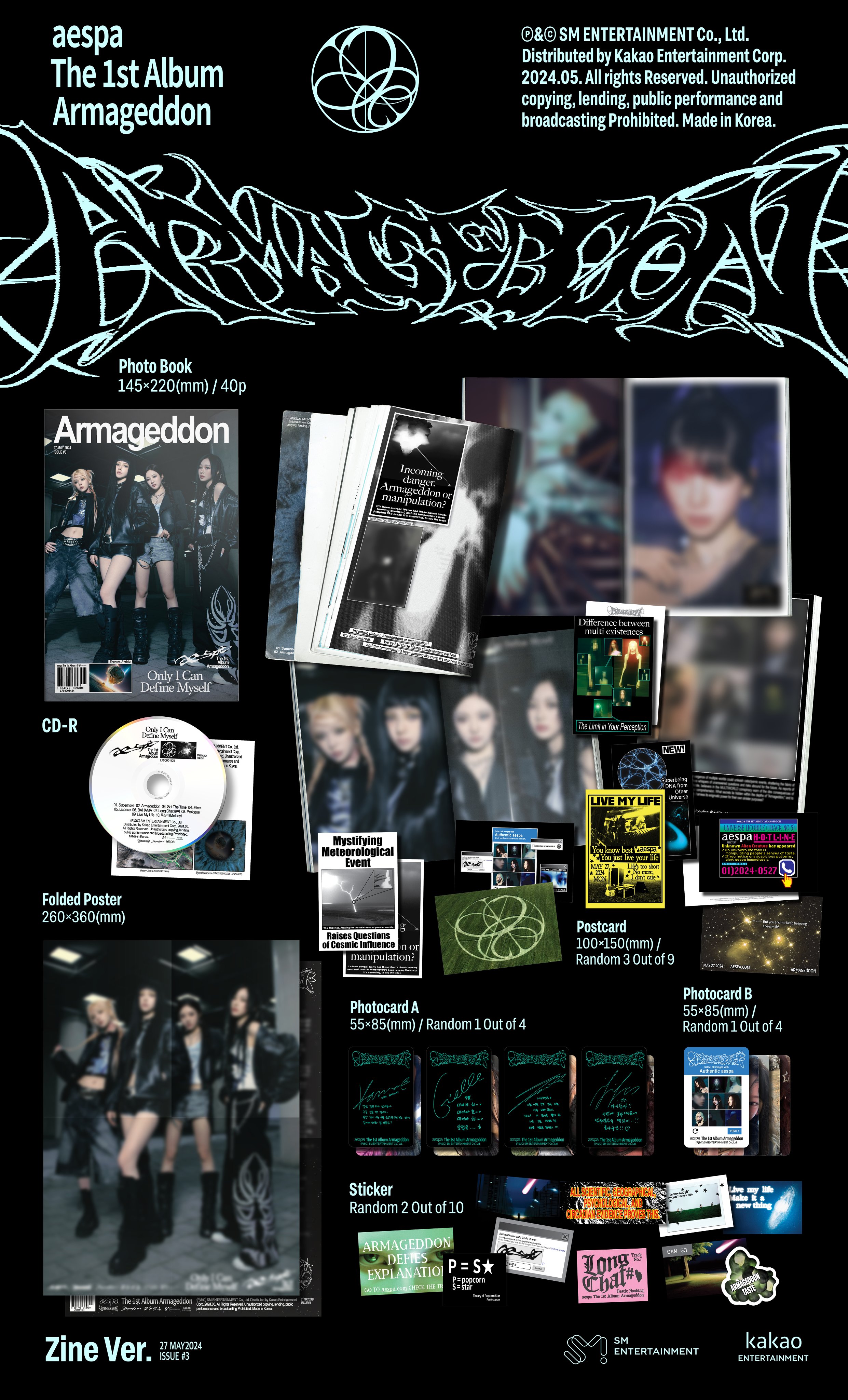 aespa - 1st Album [Armageddon] (Zine Ver.) – KPOP Store in USA