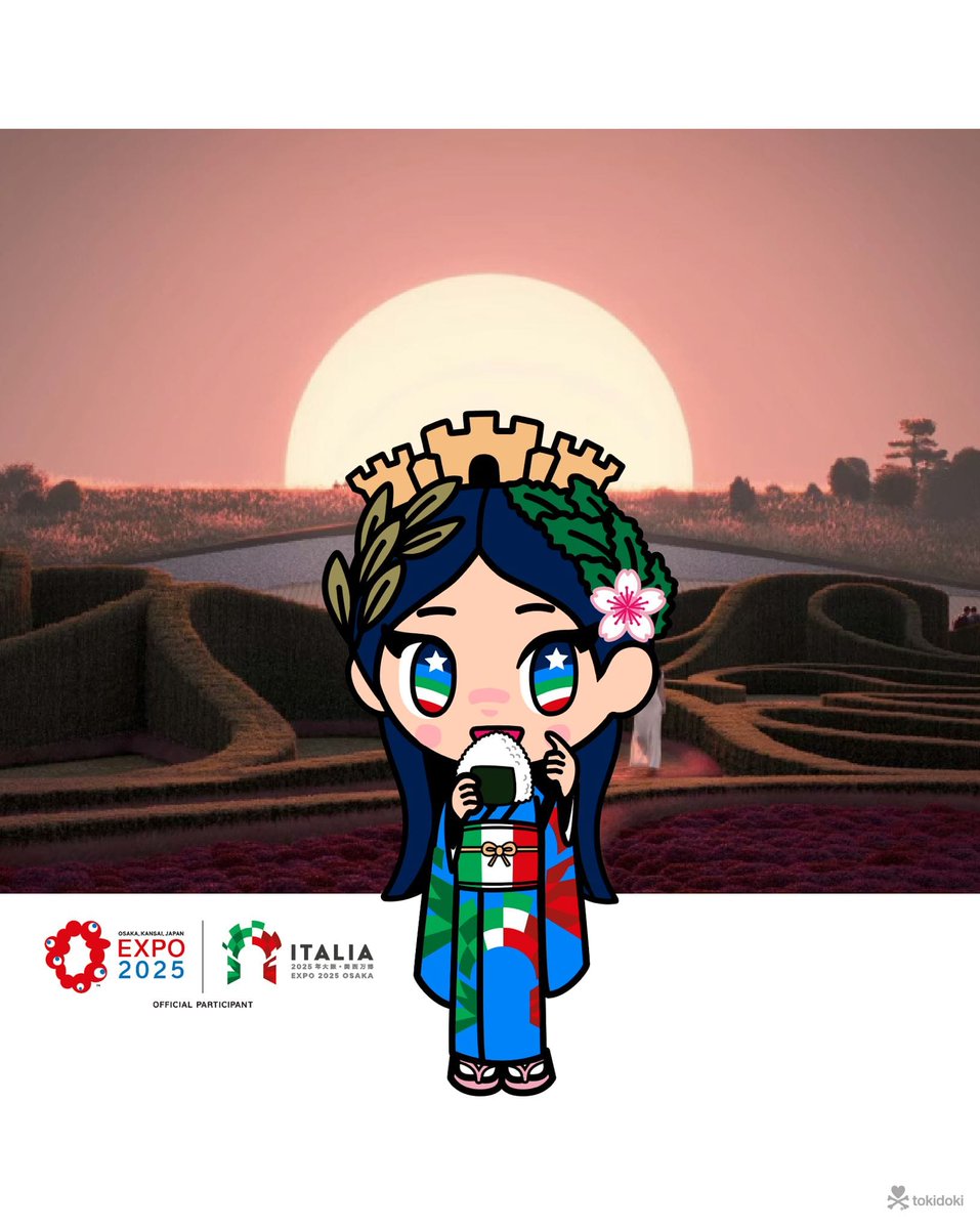 2025年 #大阪・関西万博 のイタリアパビリオンのマスコット