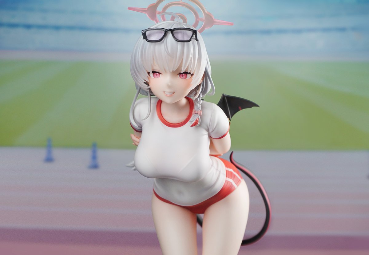 ブルーアーカイブ 黒舘ハルナ 体操服ver. WF2024夏にて、未塗装未組立