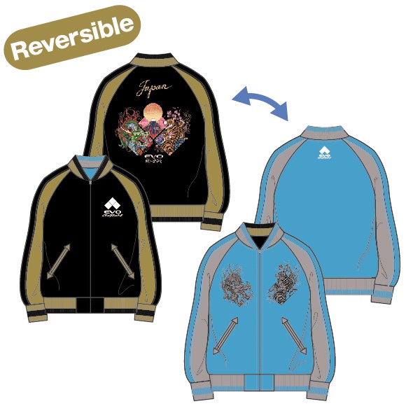 EVOJ24 で人気を博した「スカジャン」が #Evo2024 会場で数量限定販売