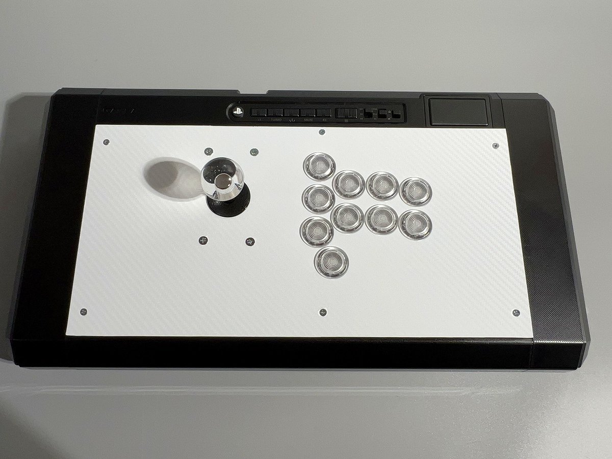 QANBA OBSIDIAN2 L3 R3 ボタン追加 24mmボタン仕様、オリジナル天板