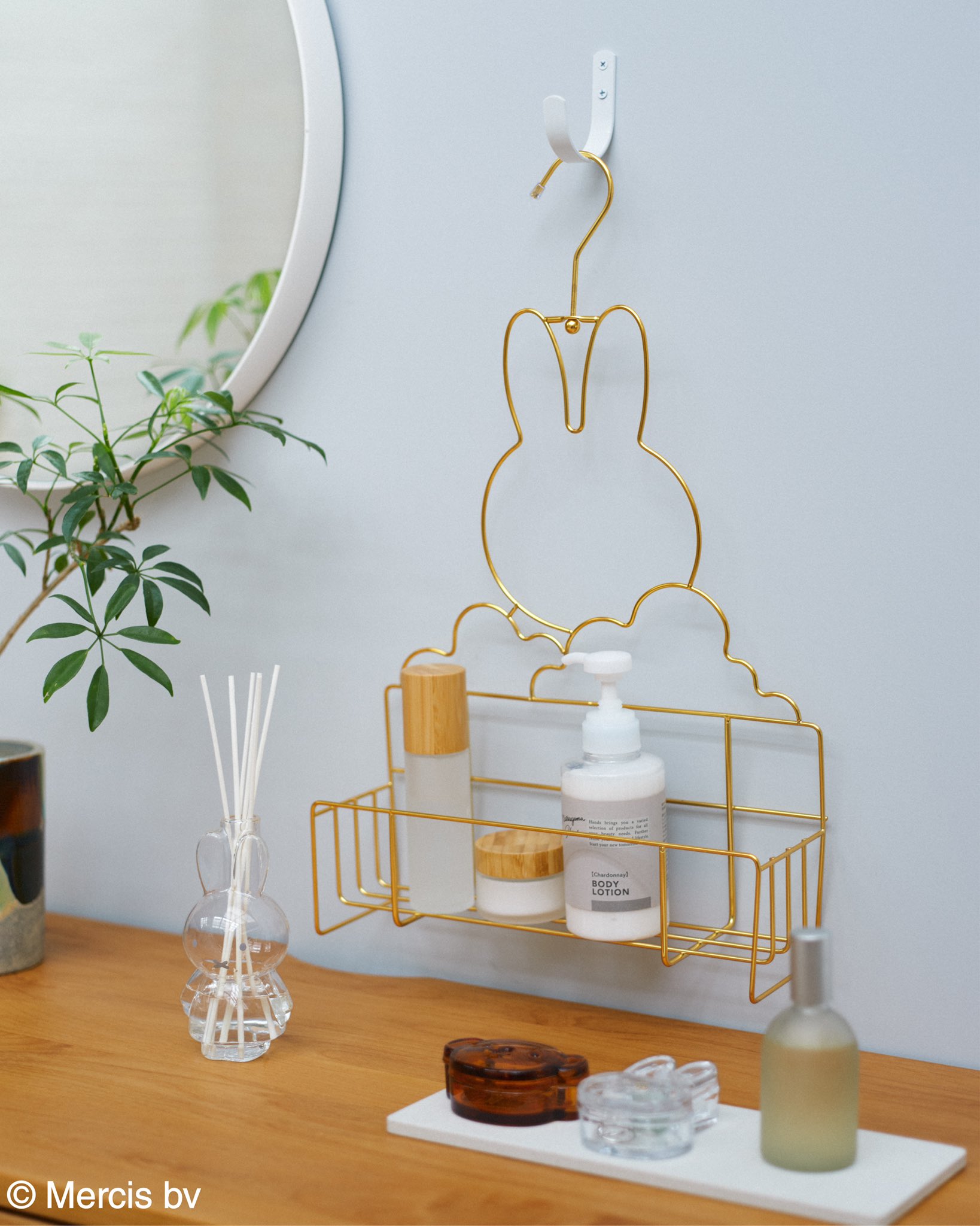 スタディオクリップ ミッフィー studio CLIP ウォールシェルフ 新品