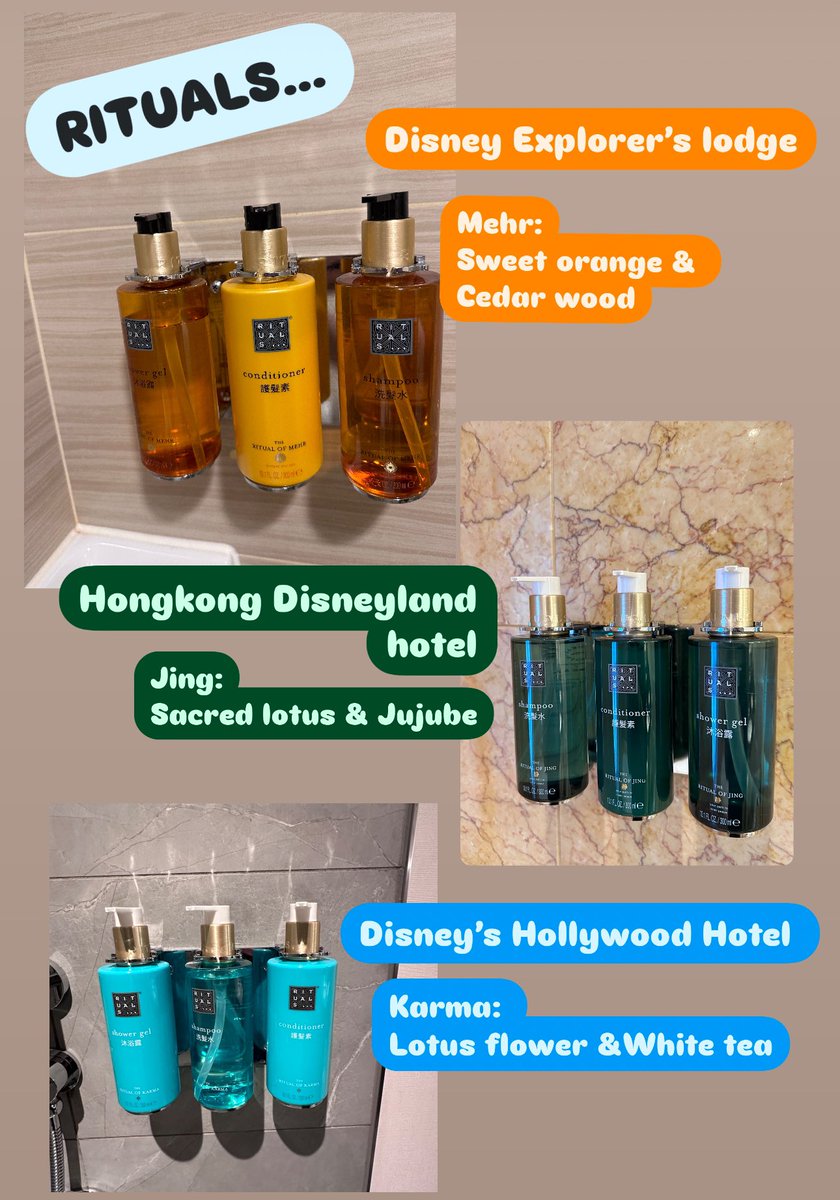 香港ディズニーランドホテル】アメニティ ボディーローション、その他