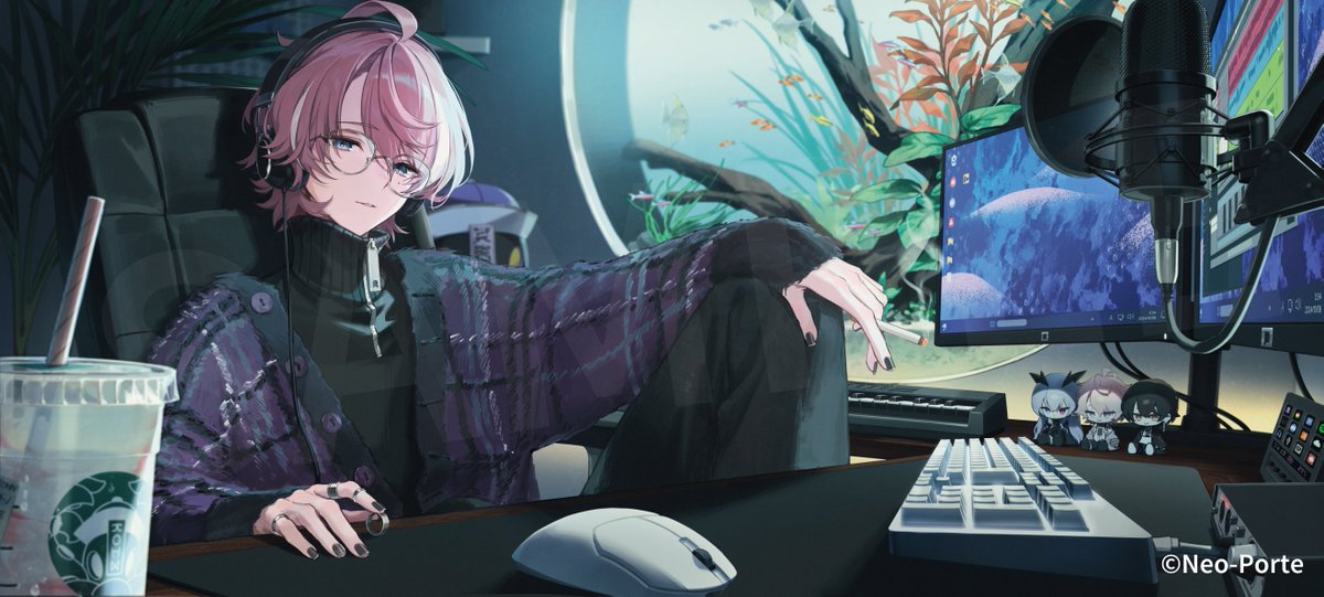 お仕事】Neo-Porte所属の水無瀬さん(@ minasern )の誕生日グッズ