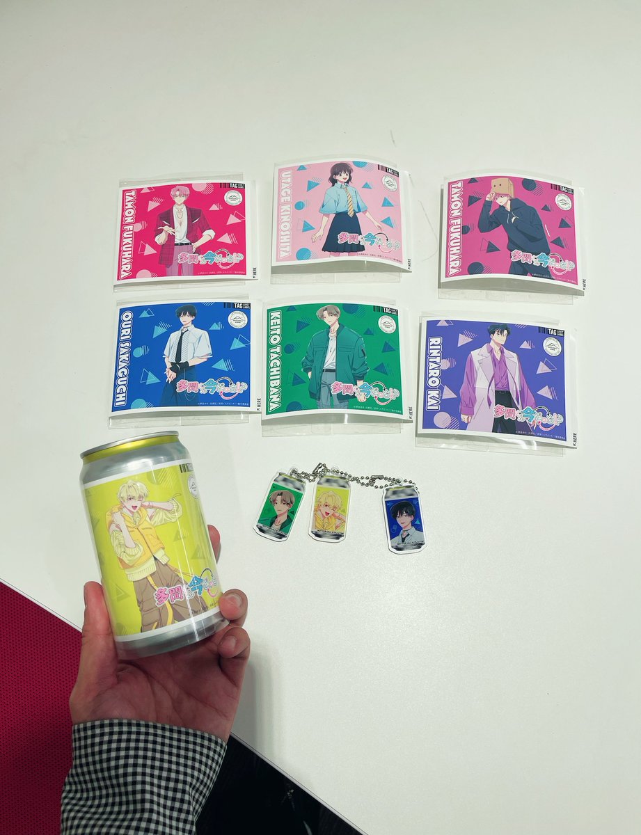 じゃじゃん！！ #多聞くん今どっち オリジナル缶 色んな自動販売機に