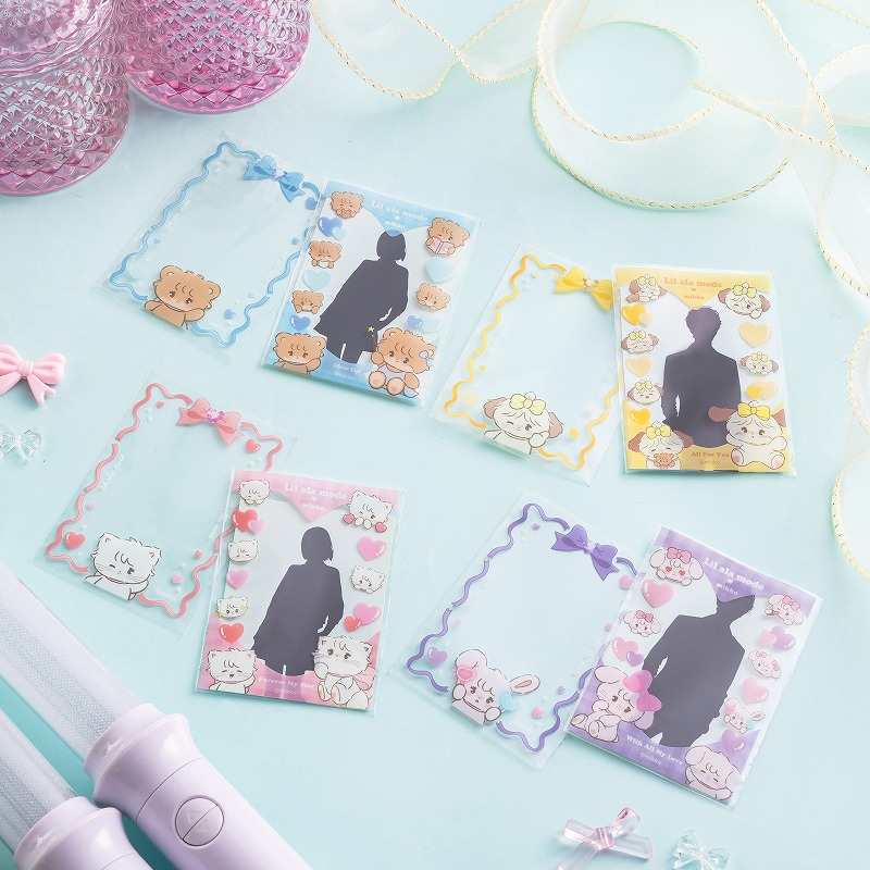 新商品情報】 「ミニフォトが入るサイズのクリアスリーブ(全4種