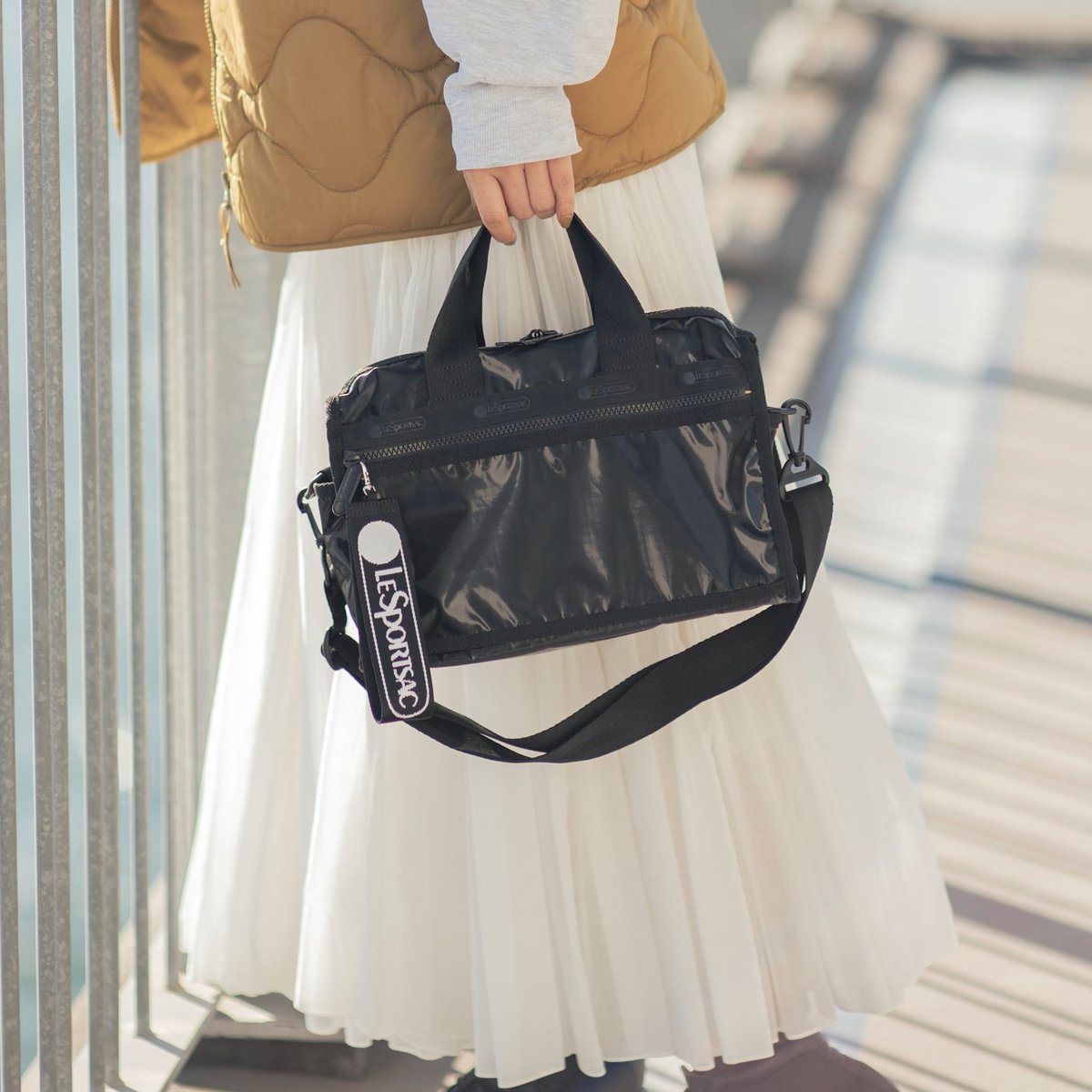 ひとりっぷ　レスポートサック　バイクボストン　BIKE BOSTON2　オボロ