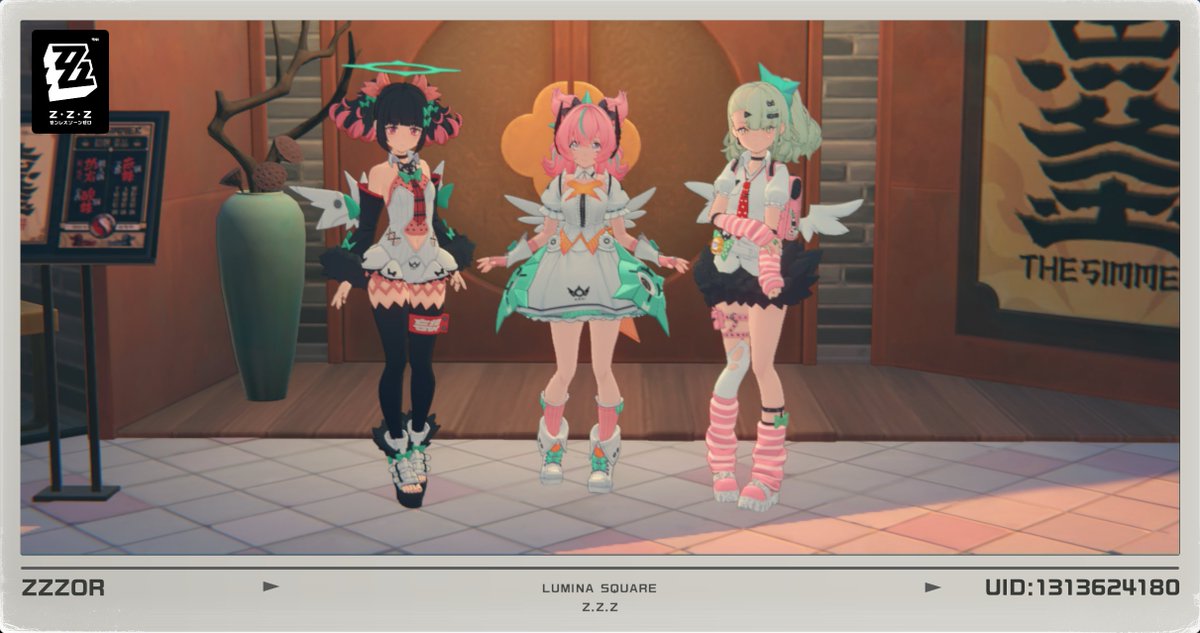 妄想エンジェルの3人！！！ #ゼンレスゾーンゼロ #ゼンゼロ #妄想