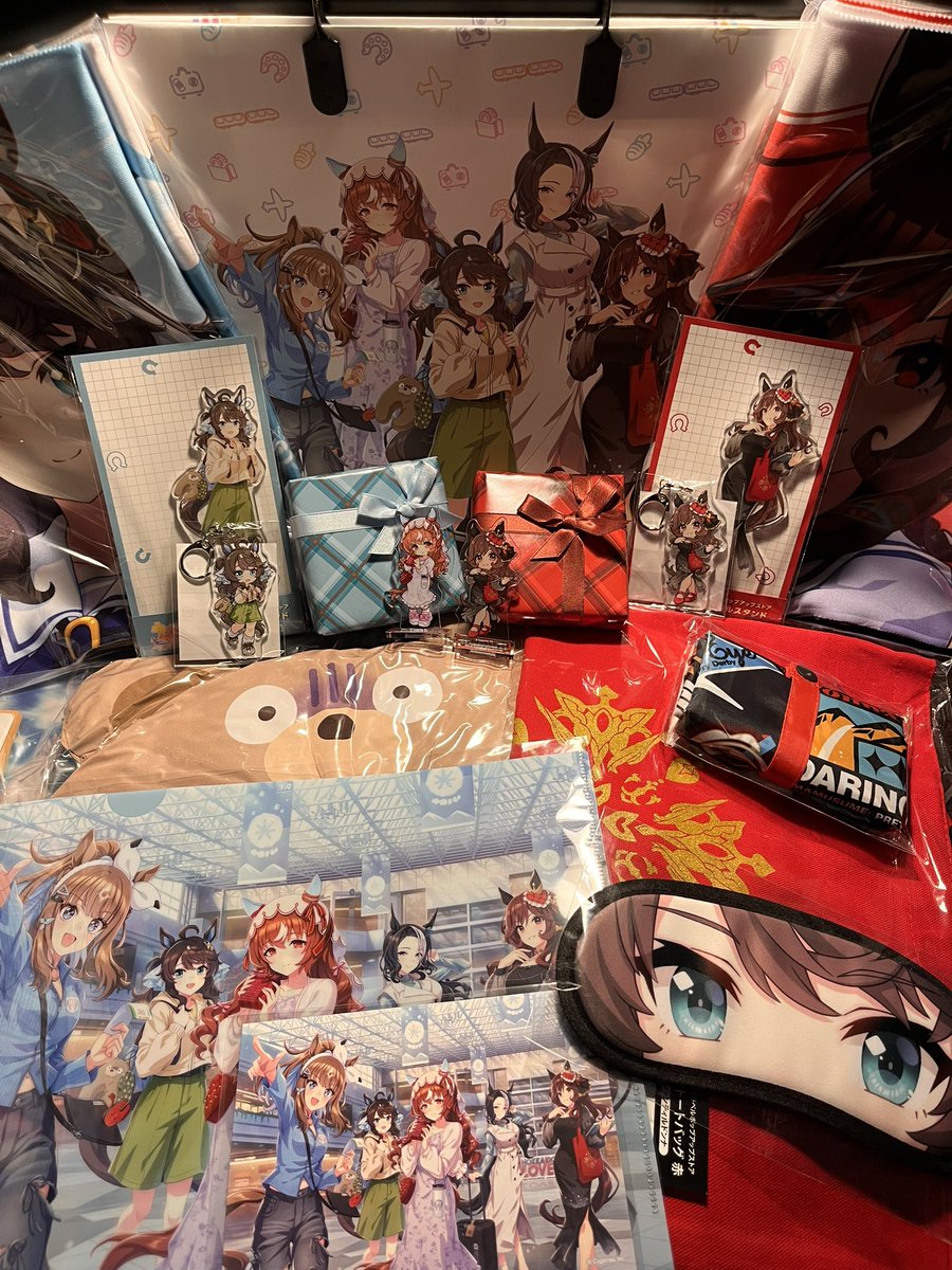 そんなこんなでウマ娘トラベルポップアップストア新千歳空港の戦利品