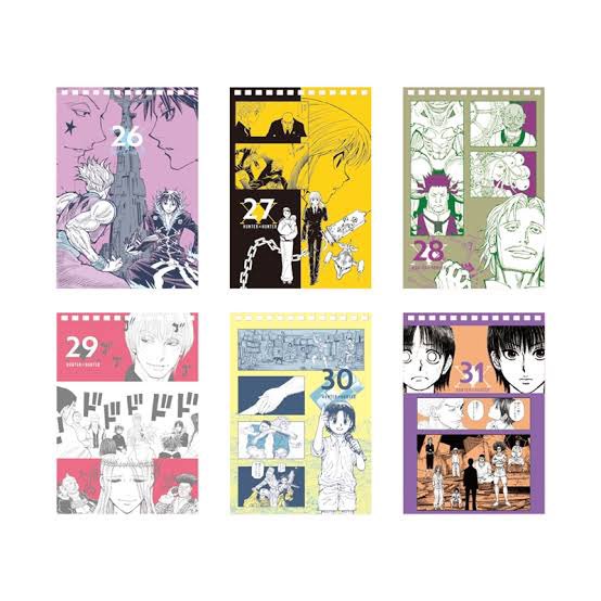 冨樫展で販売されたHUNTER×HUNTERグッズの万年日めくりカレンダーどの