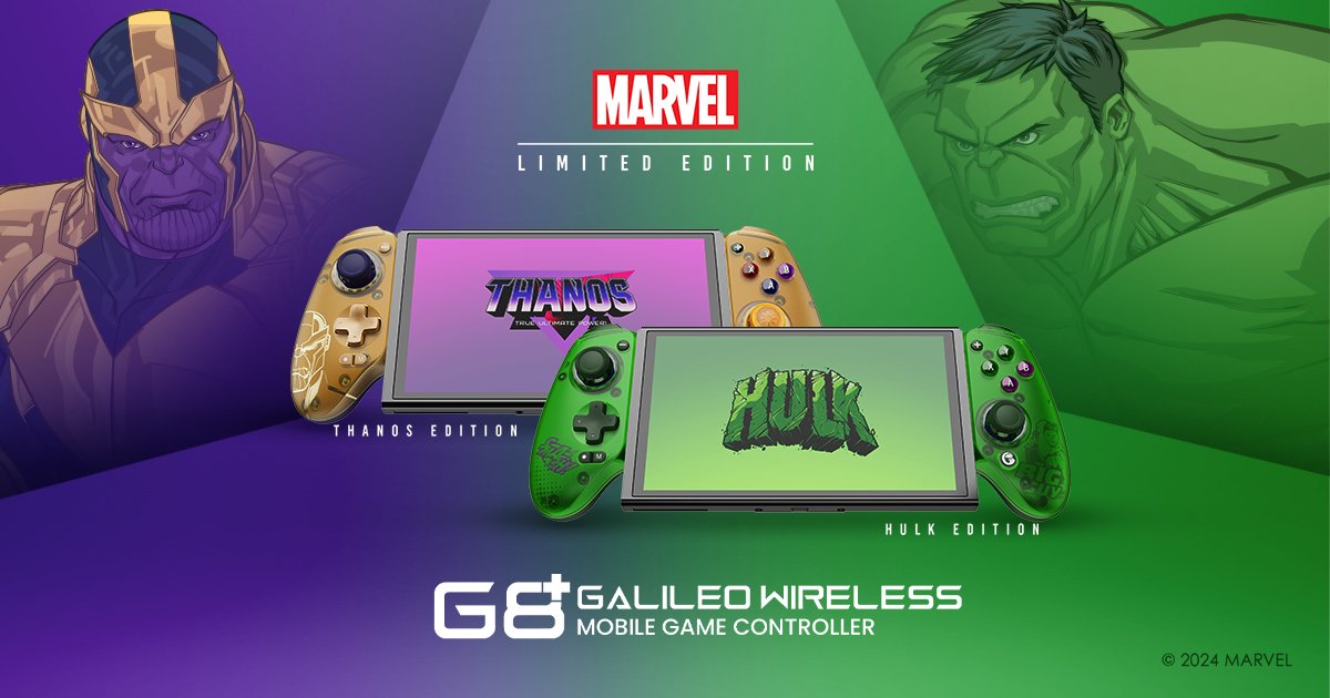 限定版 GameSir G8 Plus - 限定版 Hulk と Thanos エディション