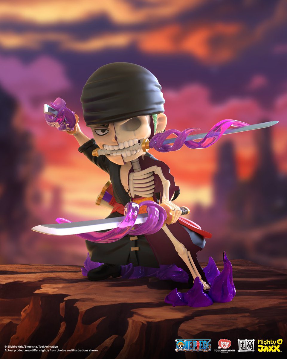 Here's a look at Roronoa Zoro from Mighty Jaxx Freeny's Hidden