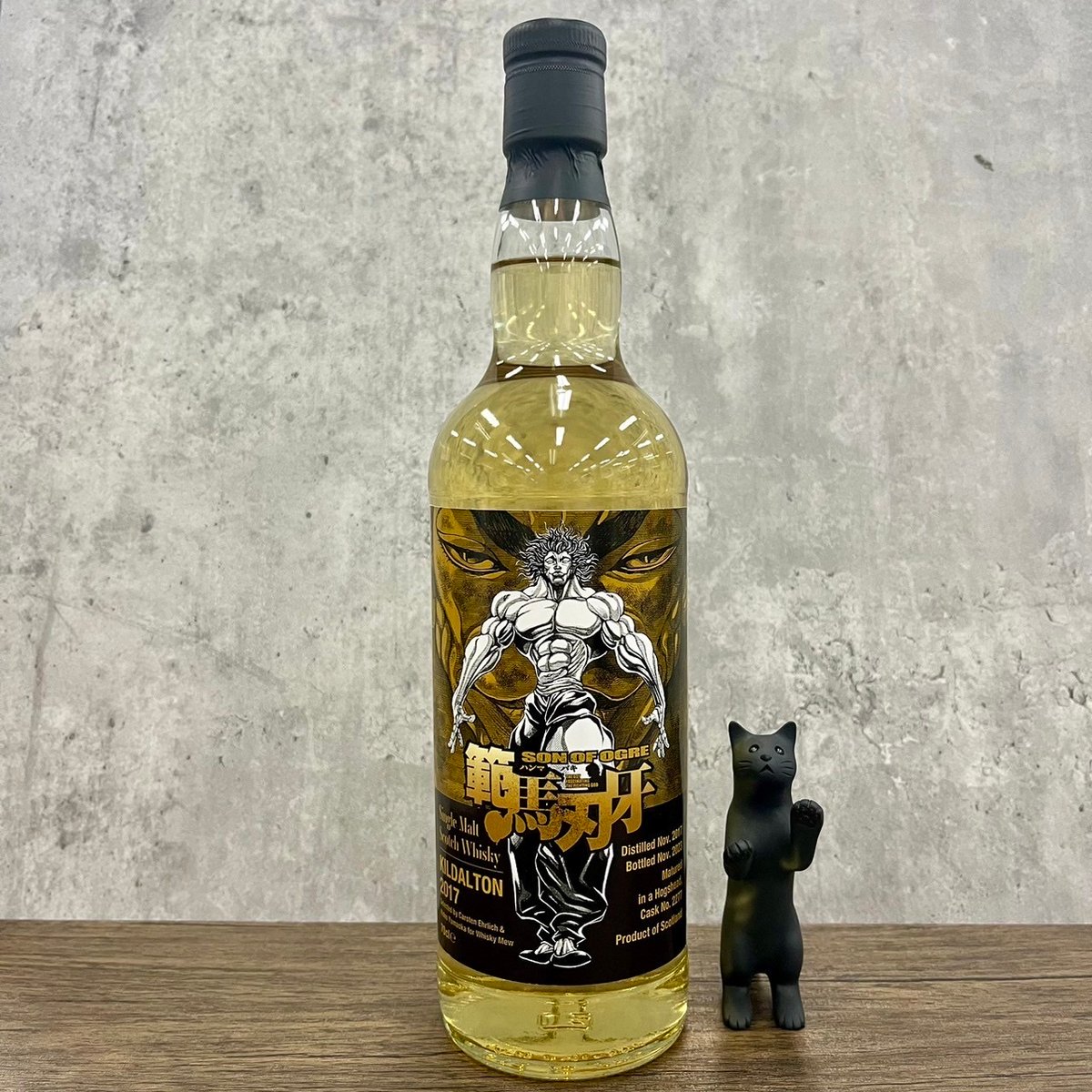 範馬勇次郎ラベル キルダルトン6年2017 ウイスキーミュウ