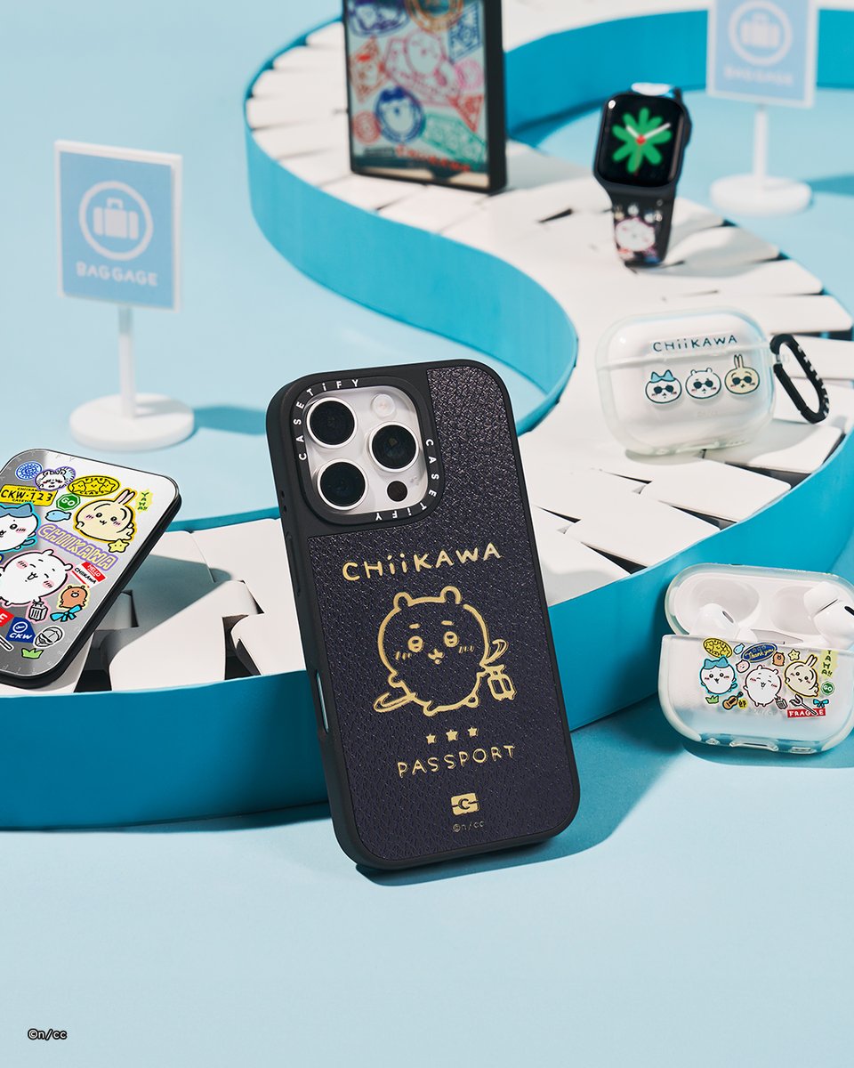 ちいかわ x CASETiFY へようこそ！ 「ちいかわ」の愛らしいテック
