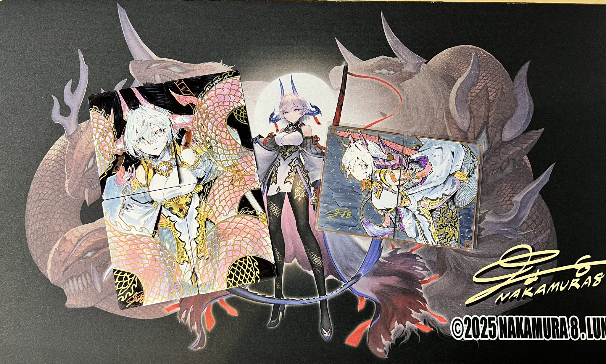 中村エイト先生 オリジナルプレイマット 九頭龍 未開封 中村エイト先生