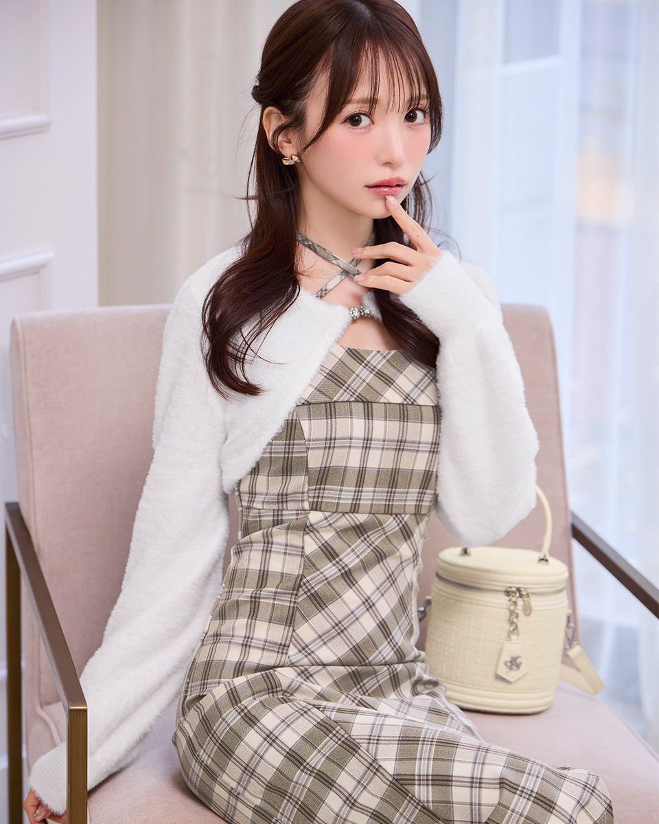 𝐂𝐨𝐦𝐢𝐧𝐠 𝐬𝐨𝐨𝐧…】 アンサンブルチェックワンピース ¥12,500+