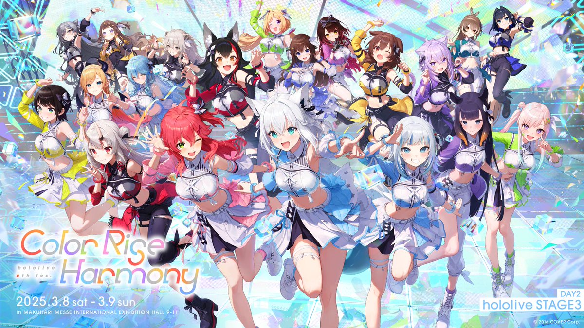 ┊✧✧✧ 🎤6th fes.キービジュアル解禁🎤 ✧✧✧┊ 「hololive 6th