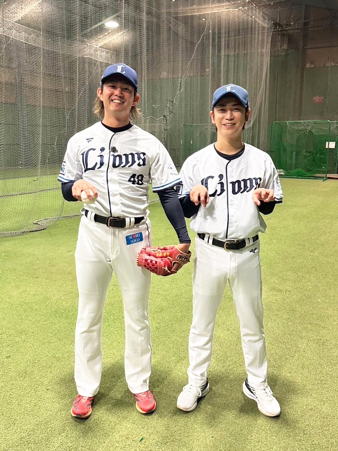 西武ライオンズ.今井達也ユニフォーム(ハントブルーLサイズ). ファナ