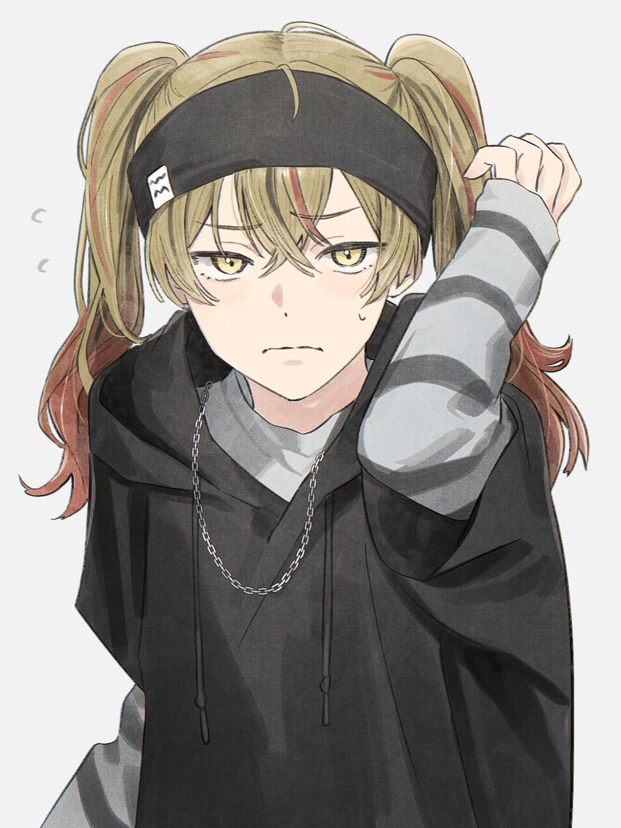 子供達と遊んでいると、 気付いたら結ばれていました🎀 #ツインテール