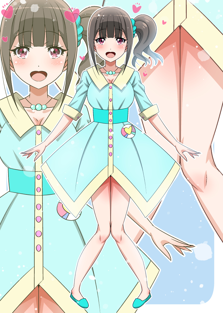 わんぷりの猫屋敷まゆちゃん（ユキの服まゆカラー）メディア欄全消しし