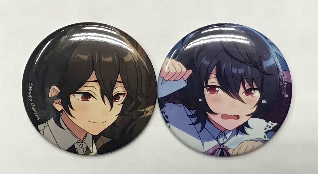 あんさんぶるスターズからコレクション缶バッジ 朔間零と朔間凛月が