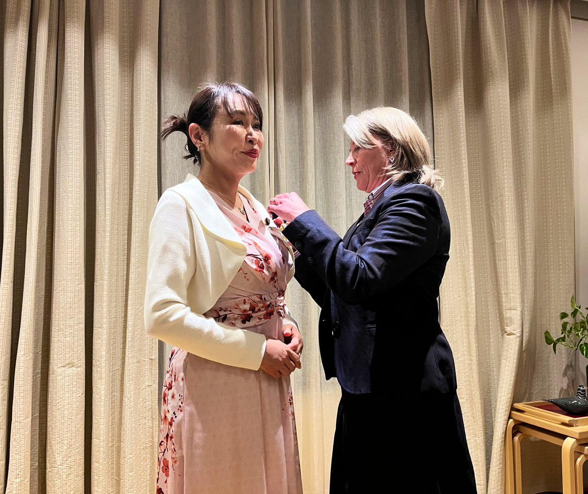 今週、森まさこ参議院議員にフィンランドのアレクサンデル・ストゥブ