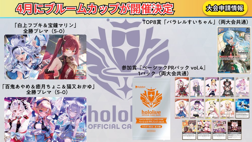 最安値 ホロライブ ホロカ ブルームカップ 全勝 WINNER プレイマット