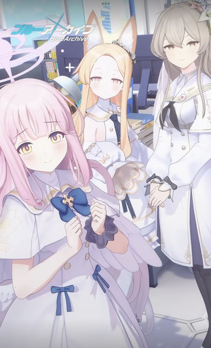 聖園ミカ(ブルアカ) ,桐藤ナギサ(ブルアカ) ,百合園セイア(ブルアカ